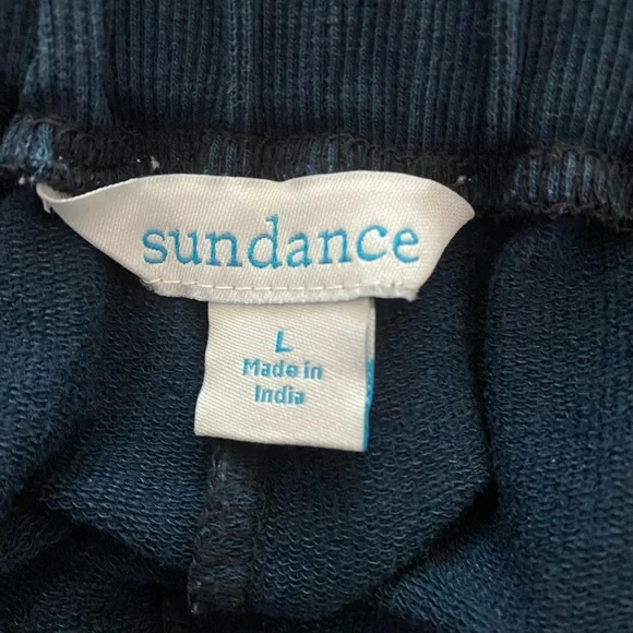 Sundance Faded Fields Jogger Pants Floral Embroidery Size Large Boho - Picture 7 of 8